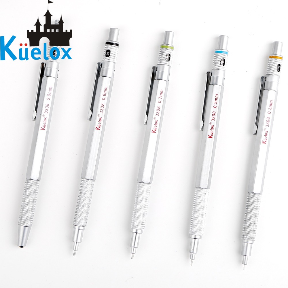 Mechanical Pencil 0.3 - 1 шт. KUELOX, полностью металлический механический