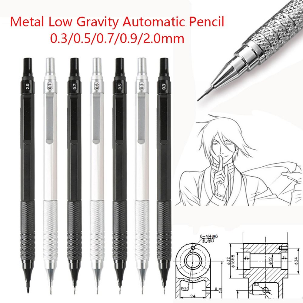Mechanical Pencil 0.3 - Металлический механический карандаш с низким центром