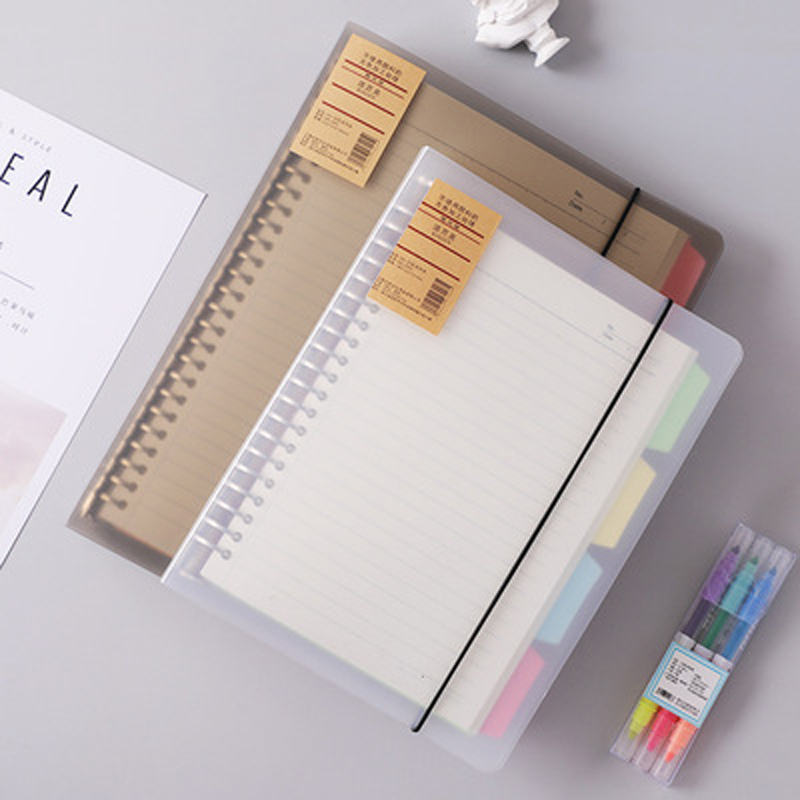 Binder A4 Lever - A4/B5/A5 сменный блокнот с вкладышами, пустой/линейный/сетка/корпус,