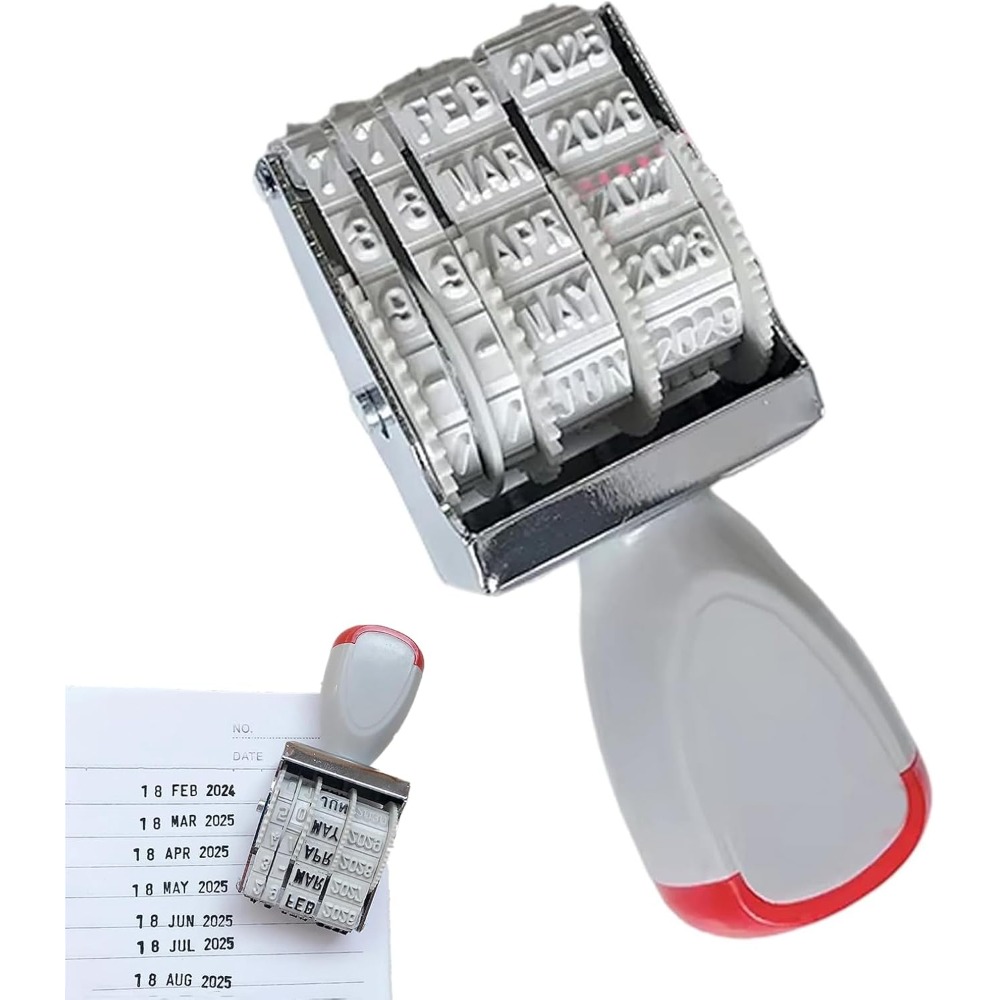 Rubber Date Stamp - Вращающийся штамп-роллер для даты и номера