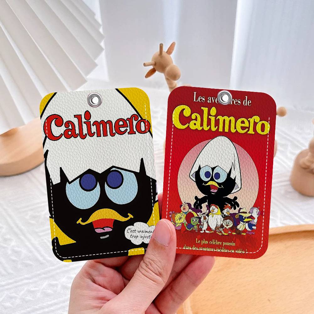 Card Index Box - Мультяшный брелок-картхолдер C-Calimero из искусственной кожи,