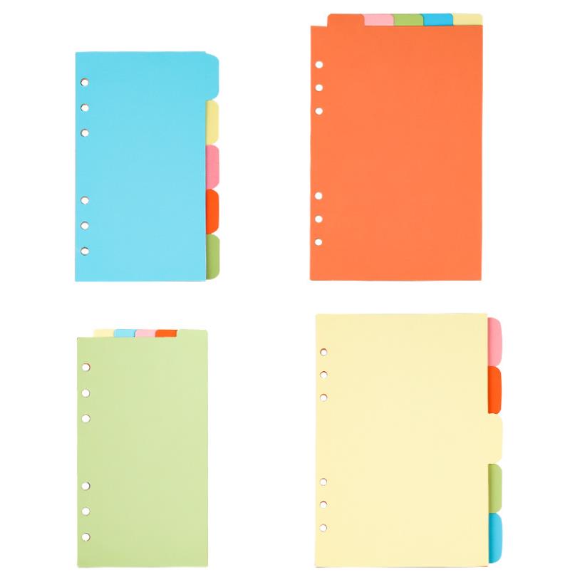Tab Divider A4 - Разделитель для Бумаги A5/A6/A7/B5/A4, для 6-отверстия