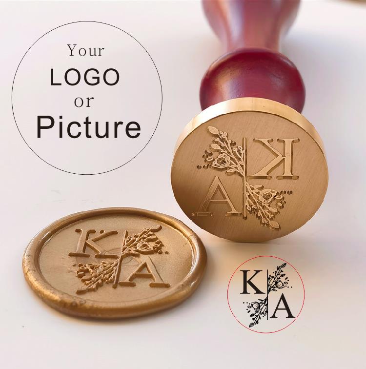 Wax Seal Stamp Set - Изготовленная на заказ сургучная печать, штамп