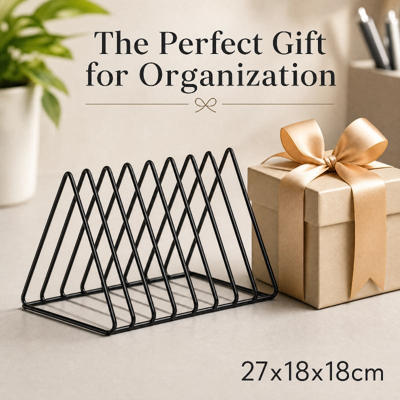 Magazine Holder Rack - Металлическая настольная подставка-органайзер для файлов и