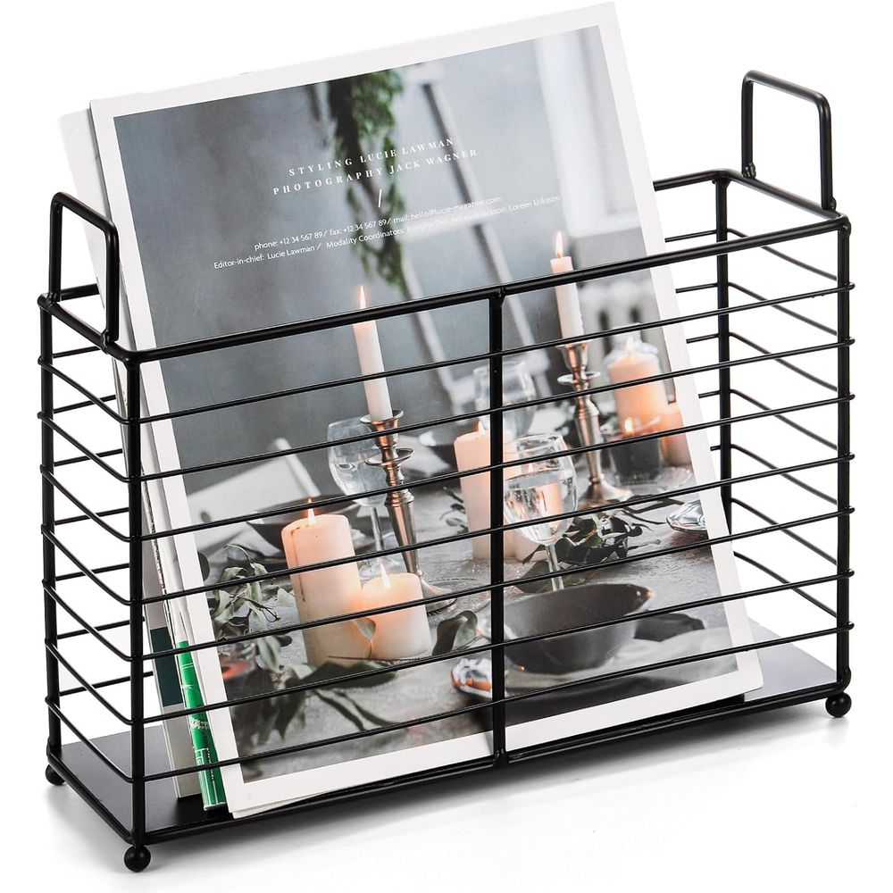 Magazine Holder Rack - Металлическая подставка для журналов, корзина для