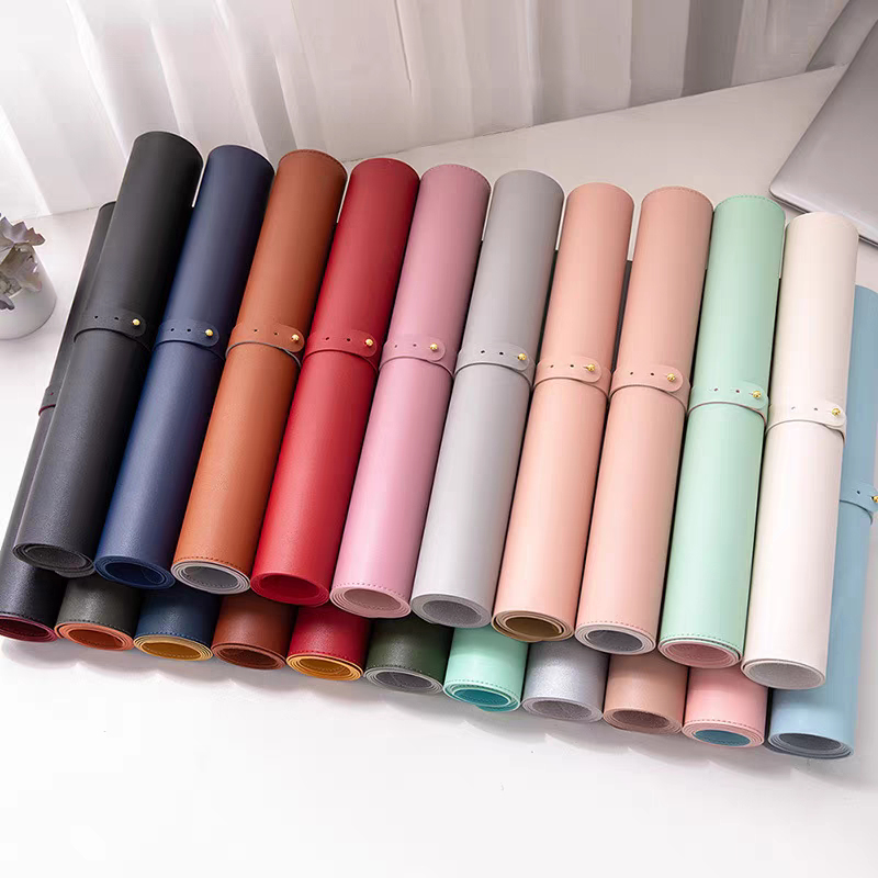 Leather Desk Pad - Мягкий складной коврик для стола –