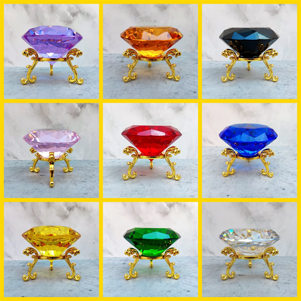 80 мм K9 Кристалл Алмаз с мета – обзор и цена Paper Weight Crystal