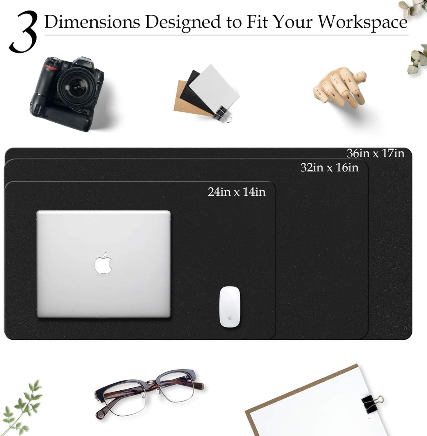 Большой кожаный коврик для сто – обзор и цена Leather Desk Pad