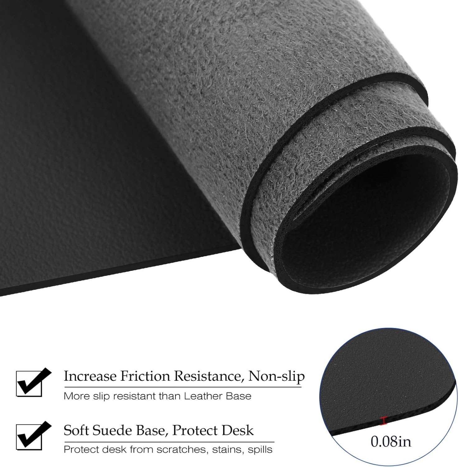 Большой кожаный коврик для сто – обзор и цена Leather Desk Pad