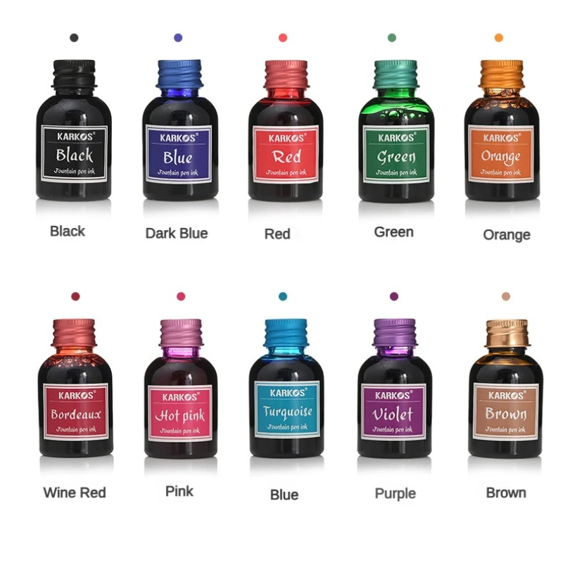 10/1 шт., 30 мл, различные цве – обзор и цена Fountain Pen Bottled Ink