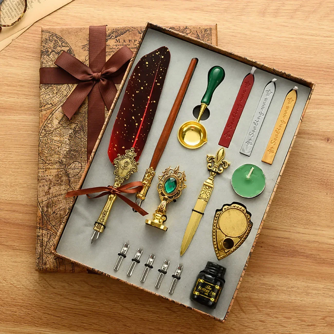 Классическая Ручка для каллигр – обзор и цена Wax Seal Stamp Set