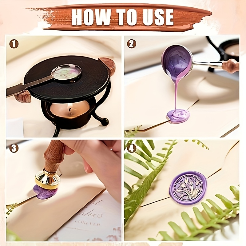 Набор восковых печатей из 21 п – обзор и цена Wax Seal Stamp Set