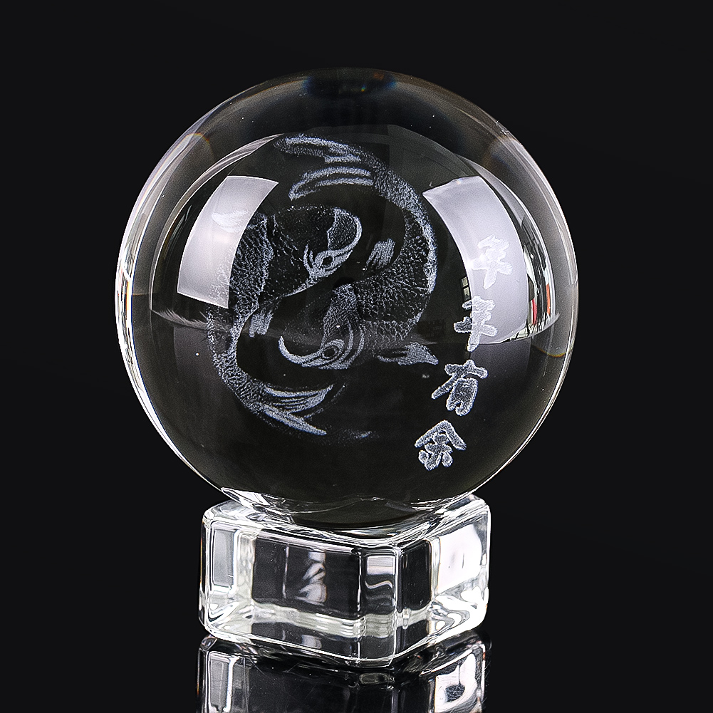 50 мм 3D Хрустальный шар с гра – обзор и цена Paper Weight Crystal