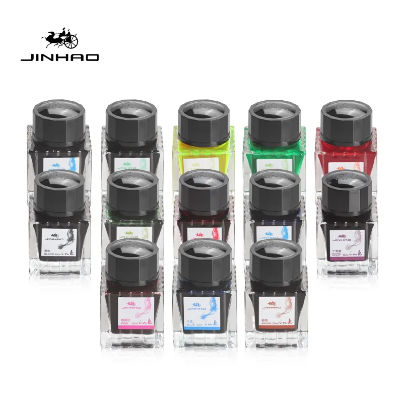 Разноцветная перьевая ручка JI – обзор и цена Fountain Pen Bottled Ink