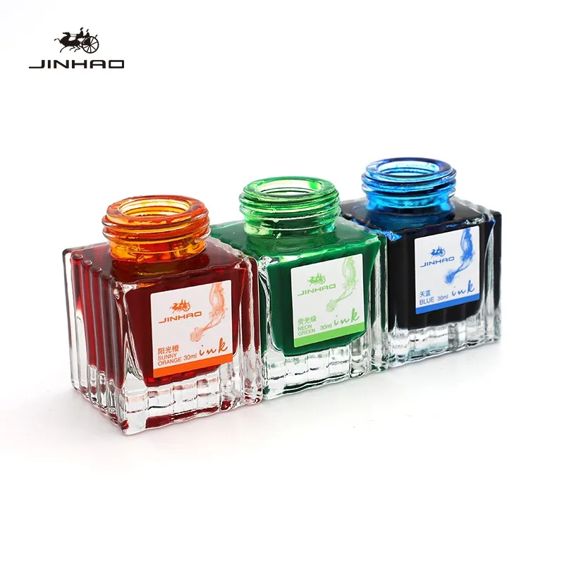 Разноцветная перьевая ручка JI – обзор и цена Fountain Pen Bottled Ink