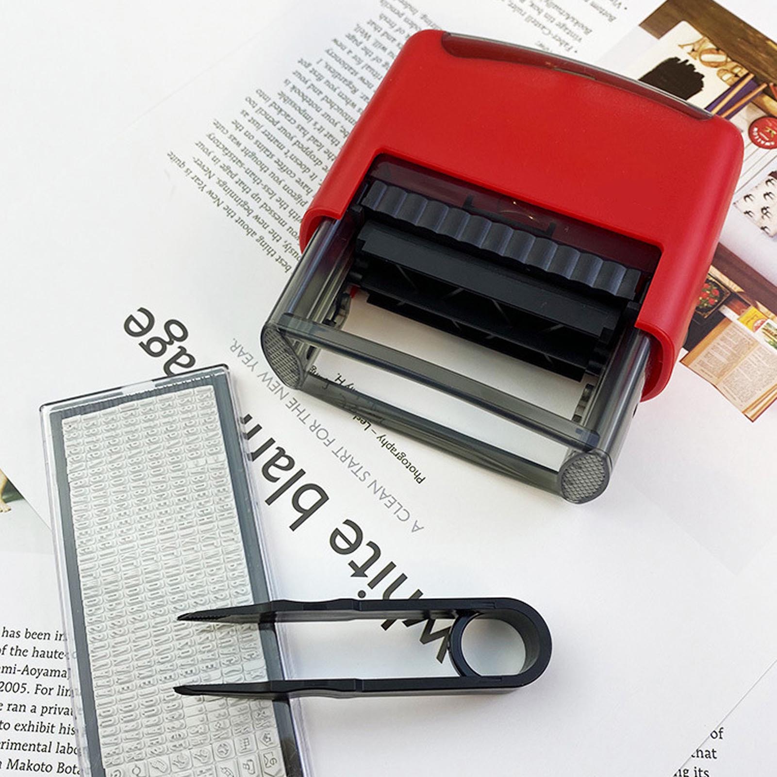 Штамп-датер с черными чернилам – обзор и цена Rubber Date Stamp