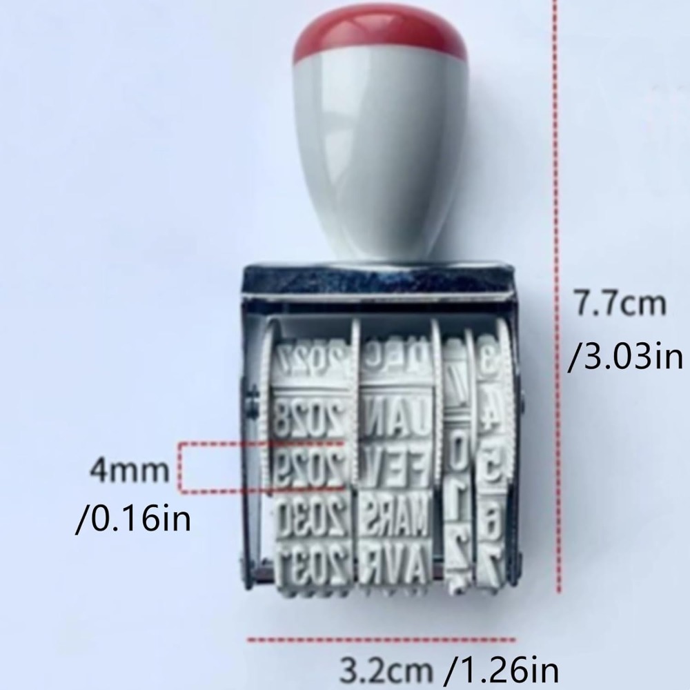 Вращающийся штамп-роллер для д – обзор и цена Rubber Date Stamp