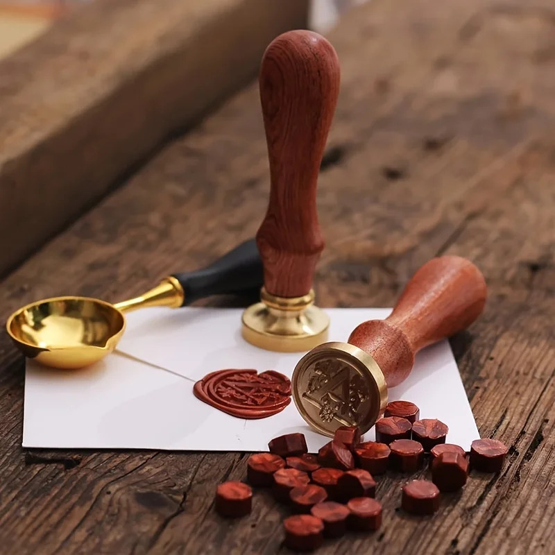 1 комплект, сургучная печать с – обзор и цена Wax Seal Stamp Set