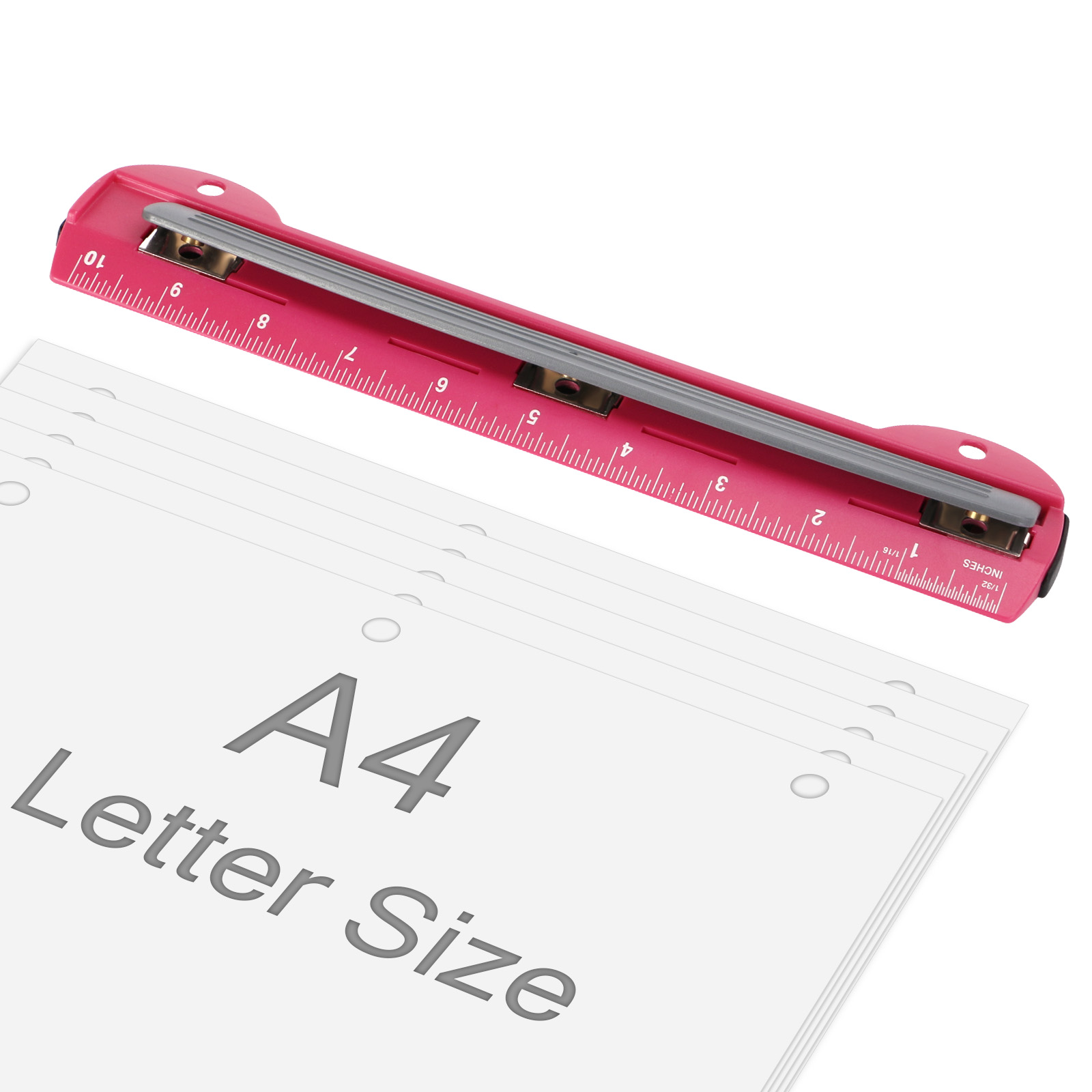 Дырокол EAGLE с 3 отверстиями  – обзор и цена Binder A4 Lever