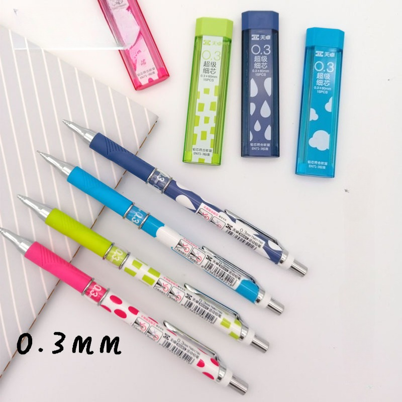 40 шт. милых механических кара – обзор и цена Mechanical Pencil 0.3