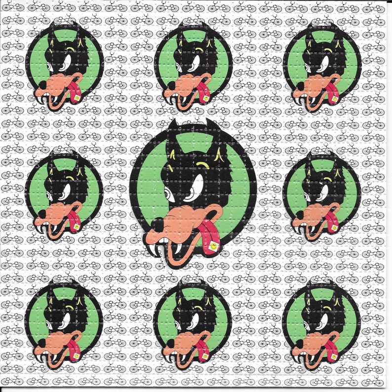 Dire Wolf психоделический LSD  – обзор и цена Ink Blotter Paper
