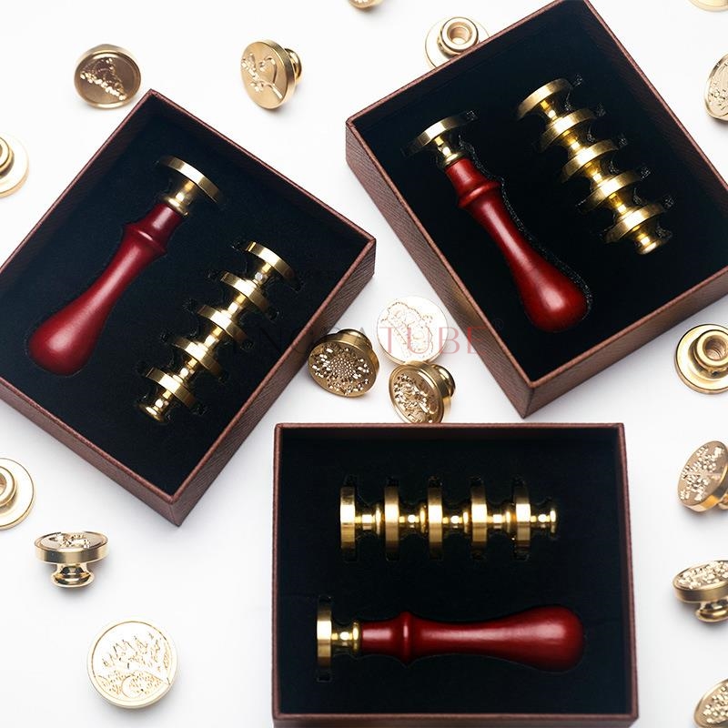 6-медная сургучная печать, гол – обзор и цена Wax Seal Stamp Set