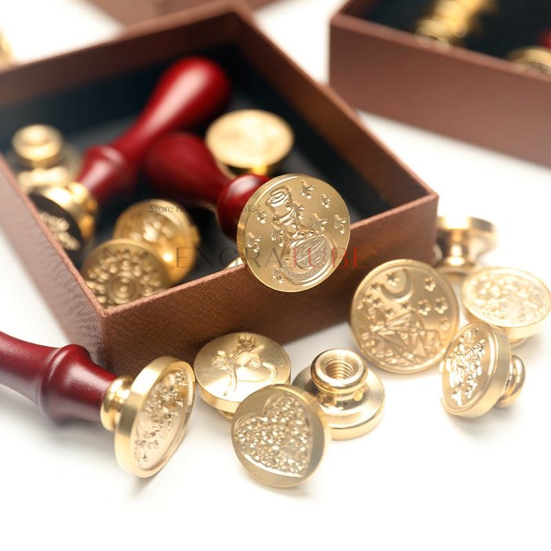 6-медная сургучная печать, гол – обзор и цена Wax Seal Stamp Set