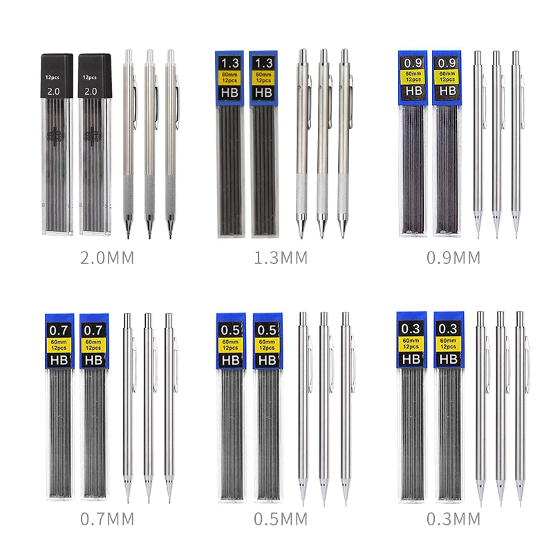 Цельнометаллический набор меха – обзор и цена Mechanical Pencil 0.3
