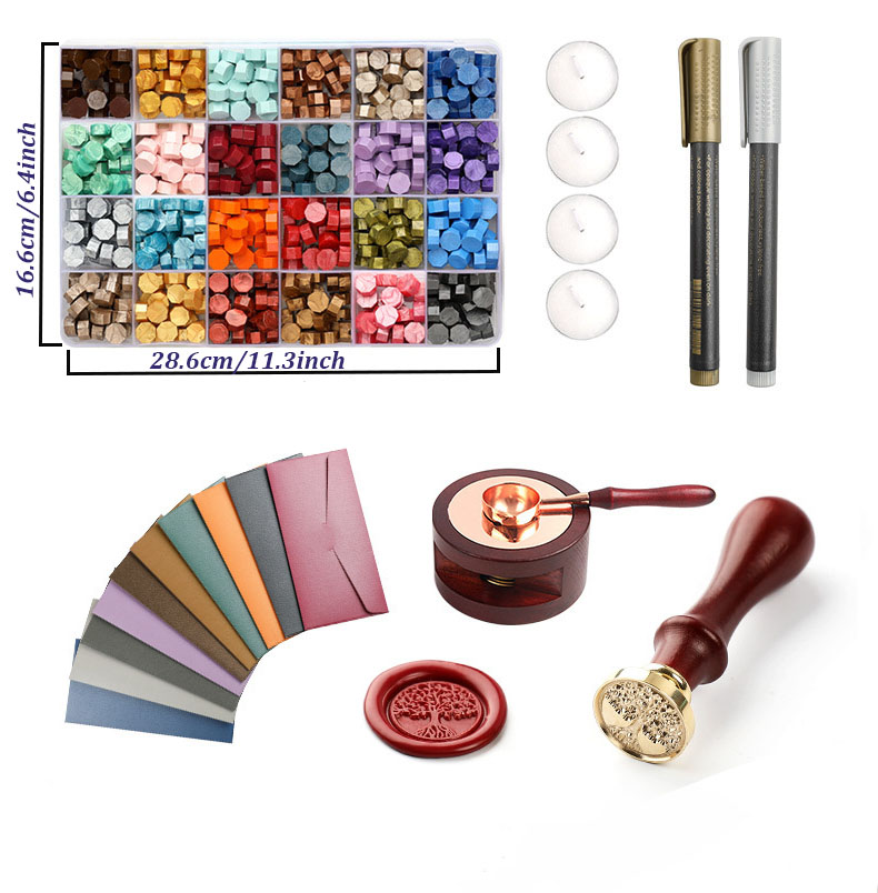 Набор для восковой печати из 2 – обзор и цена Wax Seal Stamp Set