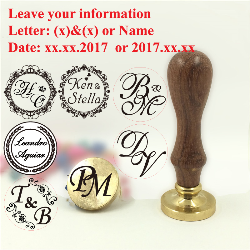 Индивидуальный латунный восков – обзор и цена Wax Seal Stamp Set