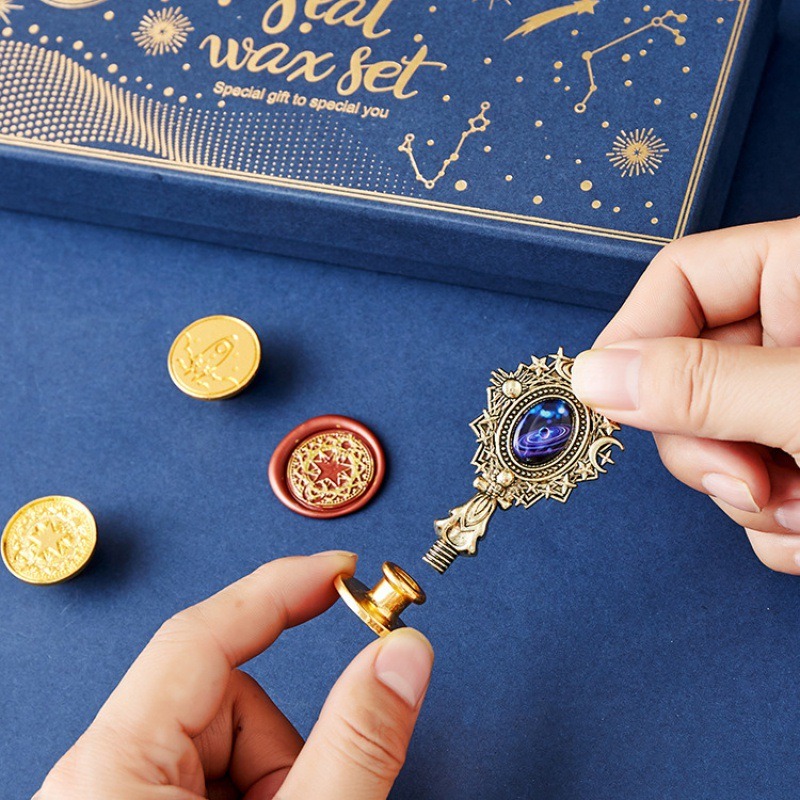 Звездный огонь, набор для запе – обзор и цена Wax Seal Stamp Set